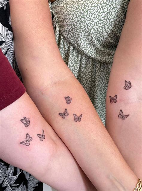 Cute Butterfly Tattoos Matching Mom And Daughter Butterflies I