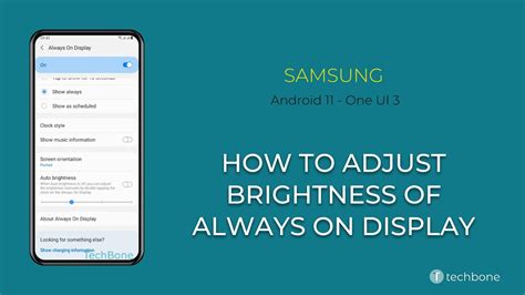 How To Adjust Brightness Of Always On Display Samsung Android 11