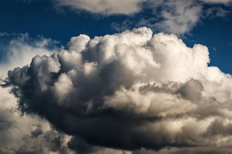 Premium Photo Fluffy Stormy Cloud In The Sky