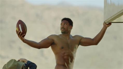 Auscaps Myles Garrett Nude In Espn Body Issue Behind The Scenes