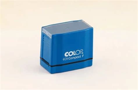 Blue Plastic Colop Eos Pre Ink Stamp For Companies Size Mm At