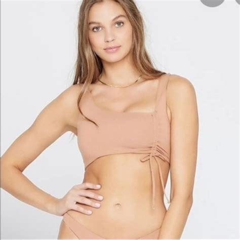 L Space Swim New Lspace Wilder Asymetrical Putty Nude Tan