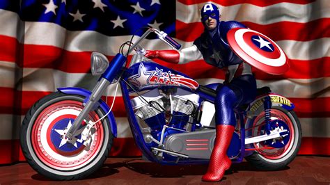 Captain America's Bike by Sailmaster-Seion on DeviantArt