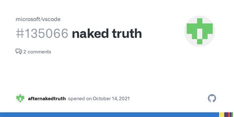 Naked Truth Issue Microsoft Vscode Github Hot Sex Picture