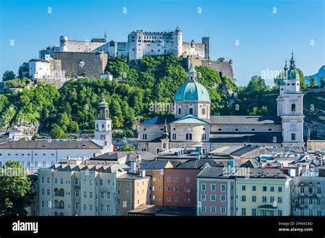 Historic Centre Of Salzburg Stock Photo Alamy