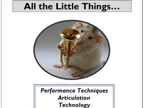 Gcse Music Revision Performance Techniques Articulation