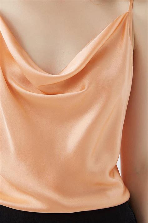 Cowl Neck Silk Camisole In 2022 Silk Camisole Cowl Neck Camisole