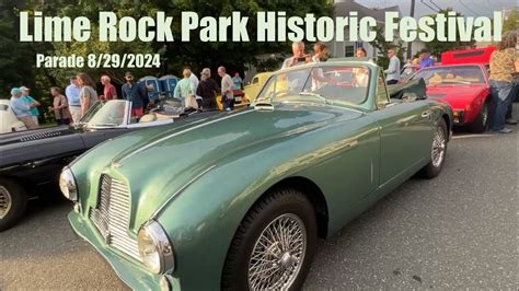 Lime Rock Park Historic Festival Kicks Things Off With A Parade Youtube