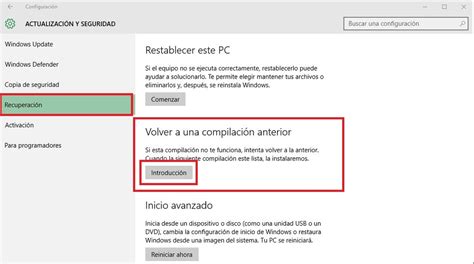 Como Volver A Una Versi N Anterior De Windows