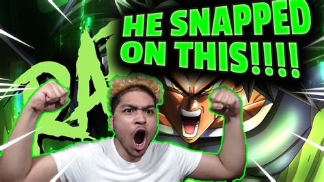 Broly Rap Reaction Legendary Daddyphatsnaps Dragon Ball Super