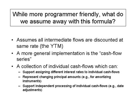 Yield To Maturity Formula Yield To Maturity Equation