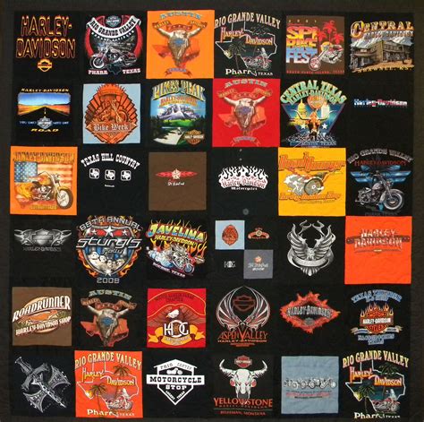 Harley Davidson T Shirt Quilt Harley T Shirts Shirt Quilt Harley