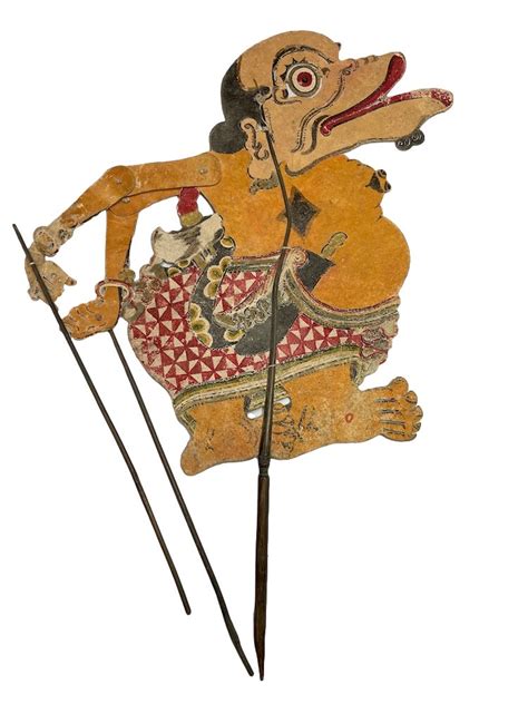 Old Wayang Kulit Semar | Old Wayang Kulit Semar, Shadow Puppet