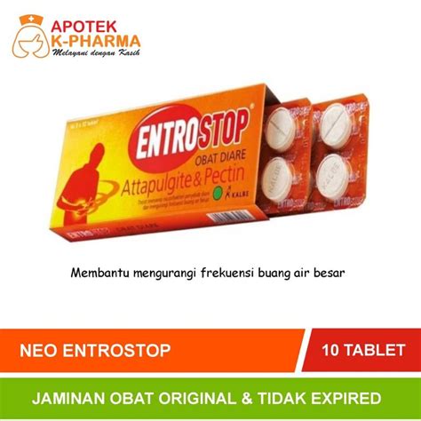 Jual Neo Entrostop Strip Isi 10 Tablet Obat Original Kalbe Shopee