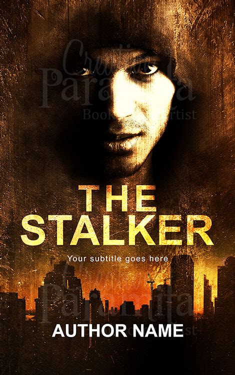 The stalker hoodie guy city premade book cover