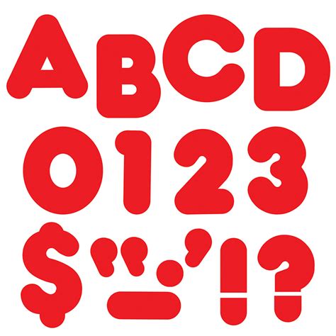 Ready Letters 4 Casual Red The School Box Inc