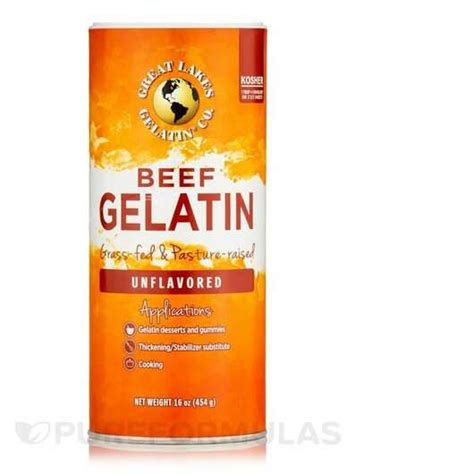 Beef Gelatin Unflavored Говяжий Желатин Great Lakes 454 г