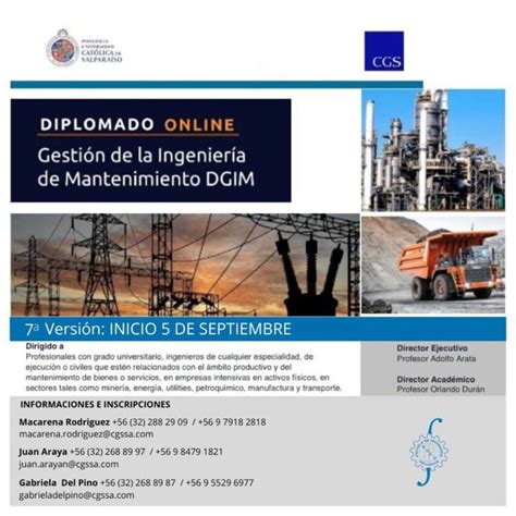 Diplomado en Gestión de la Ingeniería de Mantenimiento septiembre