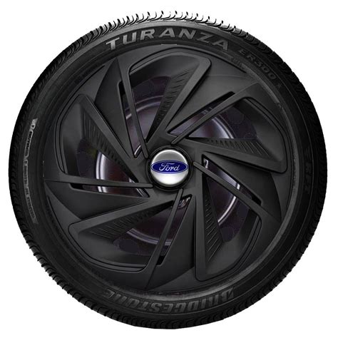 Jogo Calotas Esportivas Elitte Nitro Fosc Black Aro Emblema Ford