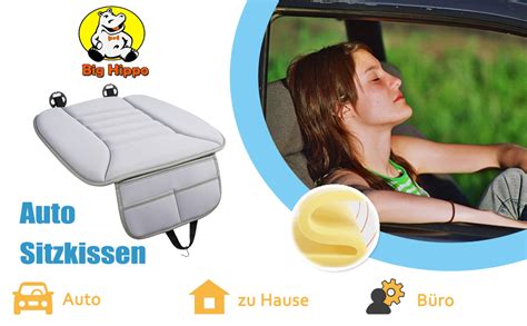 Big Ant Autostoelkussen Memory Foam Orthopedisch Stoelkussen