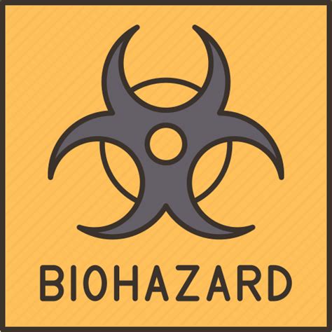 Biohazard, waste, label, warning, caution icon - Download on Iconfinder