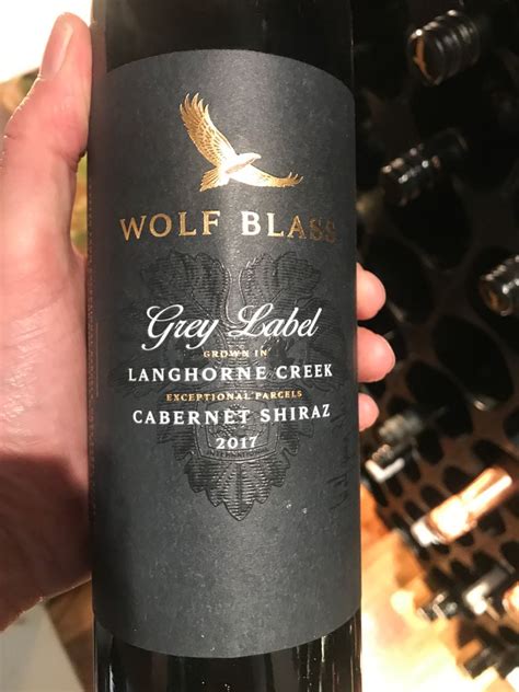 2017 Wolf Blass Grey Label Cabernet Shiraz Australia South Australia