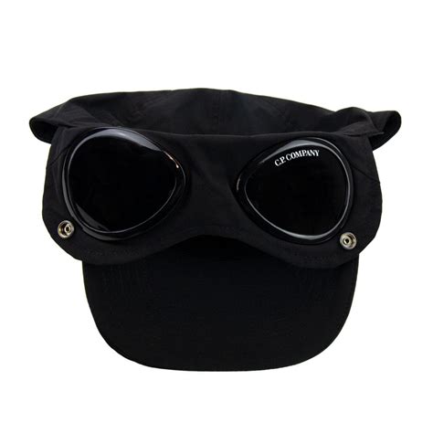 Cp Company Junior Goggle Cap In Black – TET Clothing