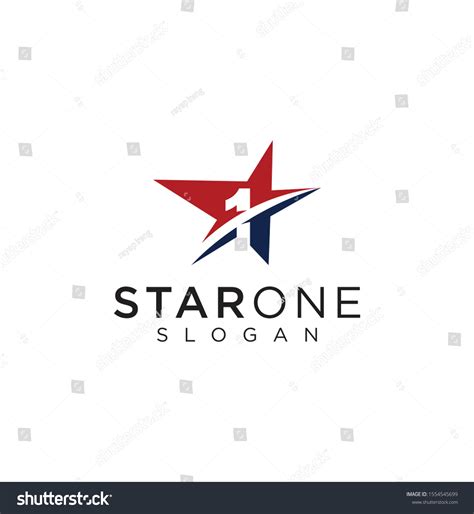 Star One Logo Design Inspiration Vector Stock Vector (Royalty Free) 1554545699 | Shutterstock