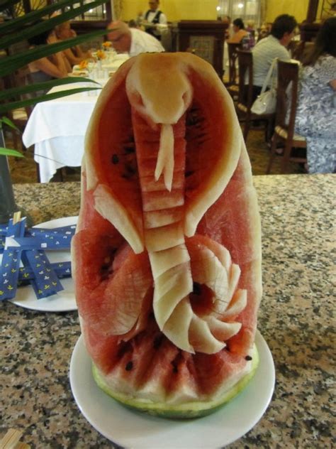 Deliciously Sweet Watermelon Carvings Abc News