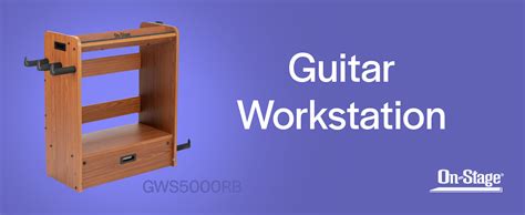 On Stage Gws5000rb Guitar Workstation Amp Stand Electric