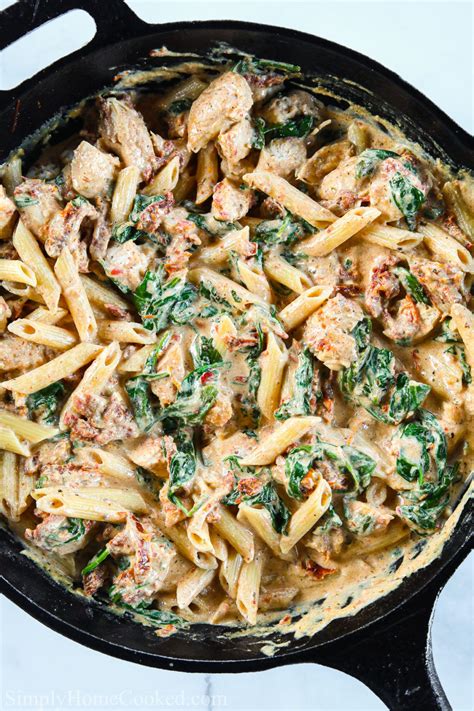 Creamy Tuscan Chicken Pasta Recipe Setkab