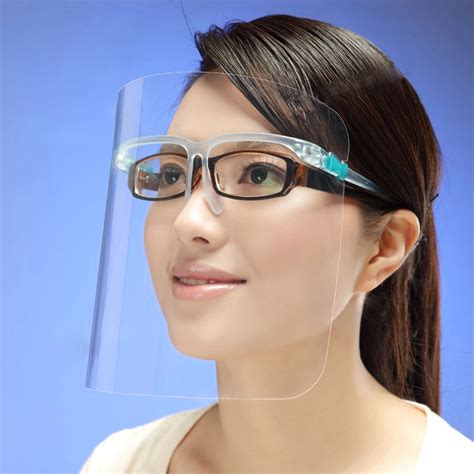 Safety Face Shields With Glasses Frames Pack Of Ultra Clear