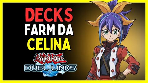 2 DECKS PARA FARM DA CELINA SERENA YU GI OH DUEL LINKS YouTube