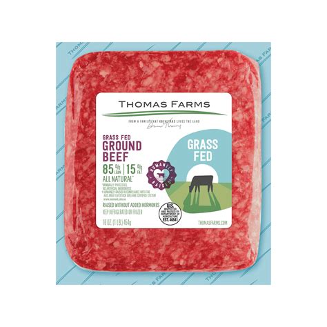 Grass Fed Ground Beef 85 15 Thomas Farms