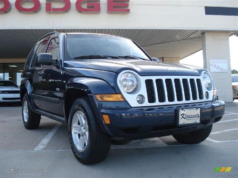 2007 Midnight Blue Pearl Jeep Liberty Sport 4x4 36480460 Photo 11