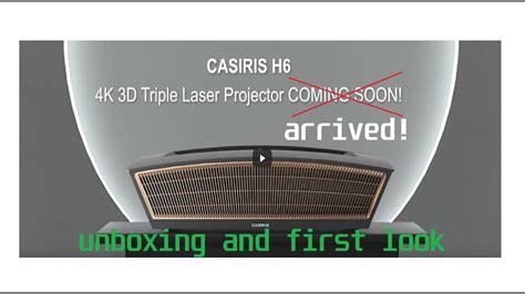 Casiris H6 Unboxing Kickstarter Ultra Short Throw Projector YouTube