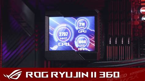 Poderoso Enfriamiento Para Tu CPU Con Pantalla Integrada ROG Ryujin