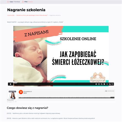 Szkolenie Online Jak Zapobiega Mierci Eczkowej