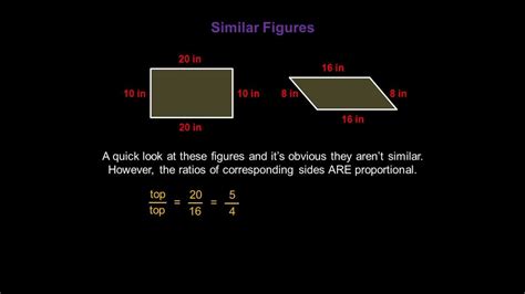 Similar Figures And Proportions Konst Math Youtube