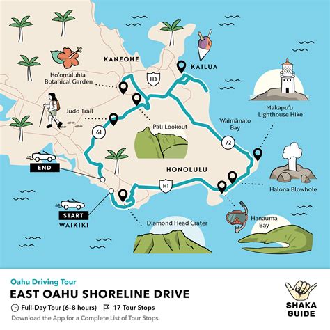 Oahu Maps With Points Of Interest