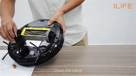 How To Clean The Front Wheel Ilife A Robot Vacuum Cleaner Youtube