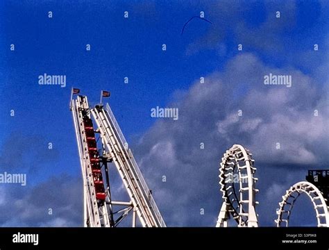 Roller Coaster Scotland Stock Photo Alamy