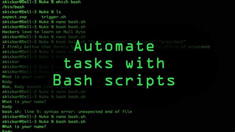 Write Your Own Bash Scripts For Automation Tutorial Youtube