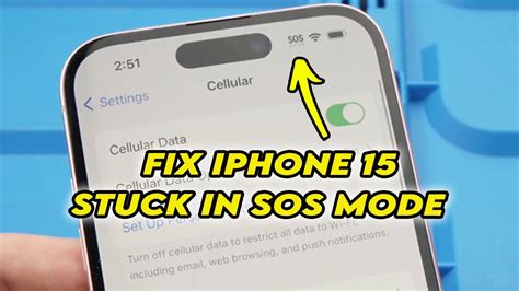 How To Fix IPhone 15 Pro Plus Stuck In SOS Mode YouTube