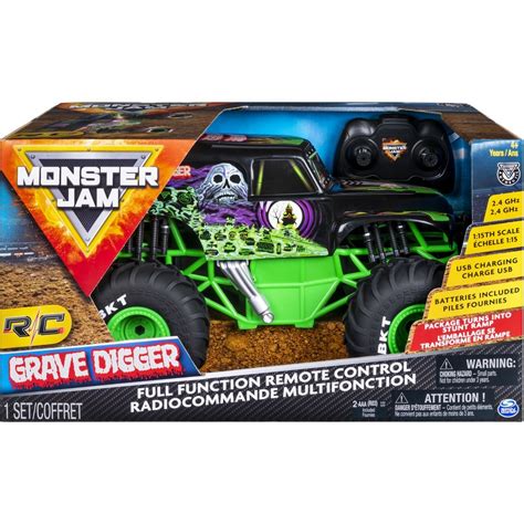 Grave Digger 115 Full Function Rc Raff And Friends