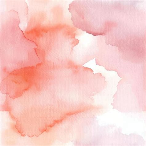 Premium Photo Abstract Peach Watercolor Background