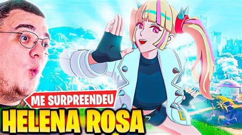 Essa Skin Me Surpreendeu Helena Rosa Fortnite Temporada Youtube