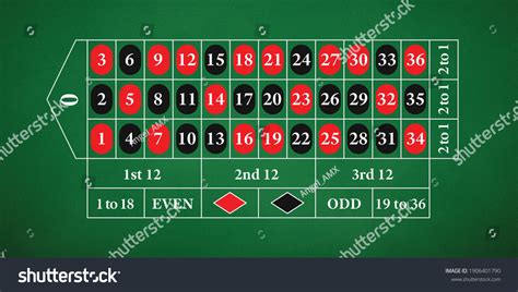 10,023 Roulette Table Numbers Images, Stock Photos, 3D objects ...