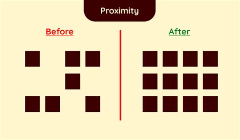 Proximity Design Principle Example