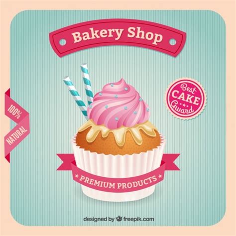 Free Vector Bakery Shop Poster